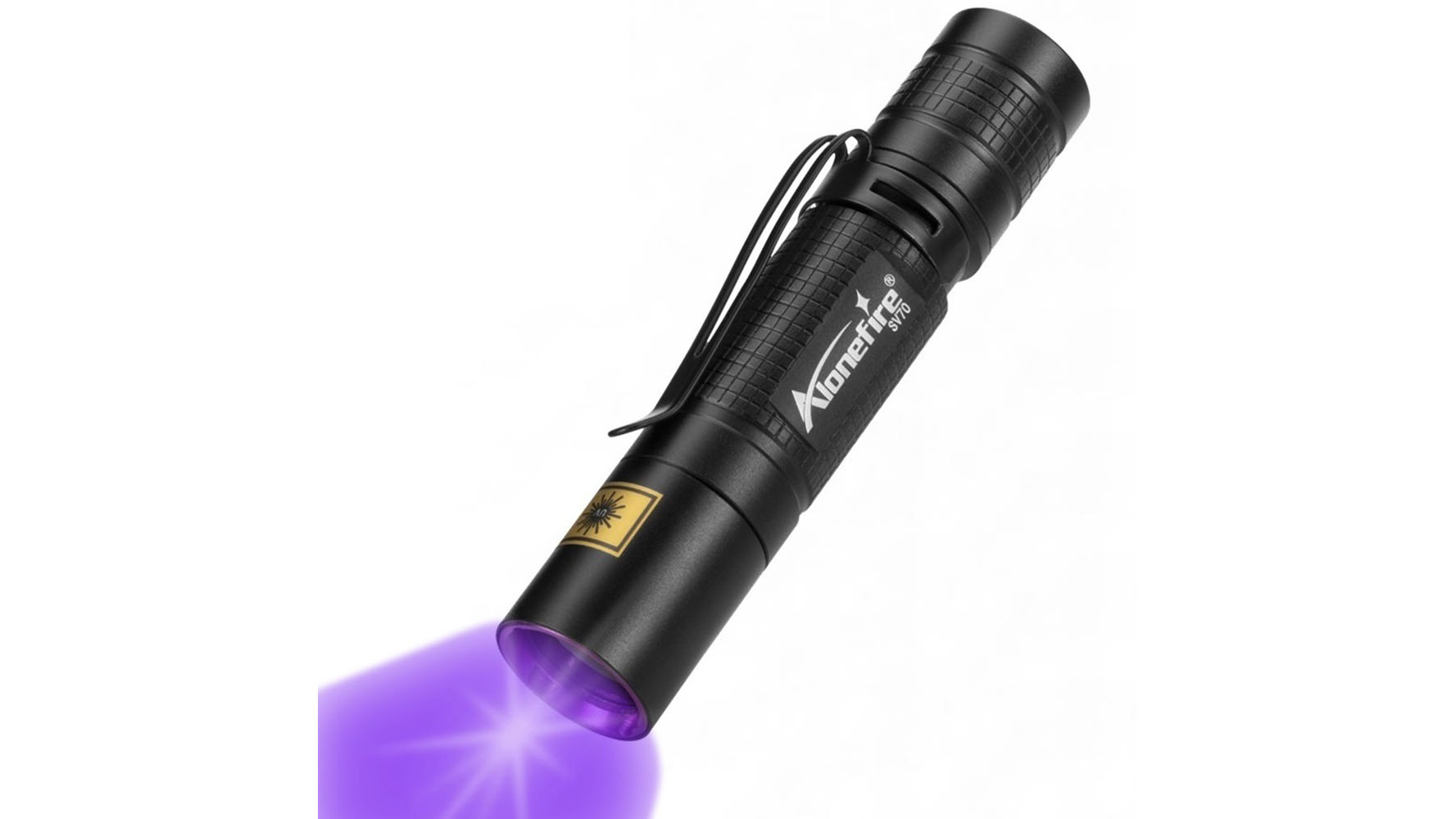 Watch Alonefire SV70 Mini 3W UV Flashlight 365nm Portable on