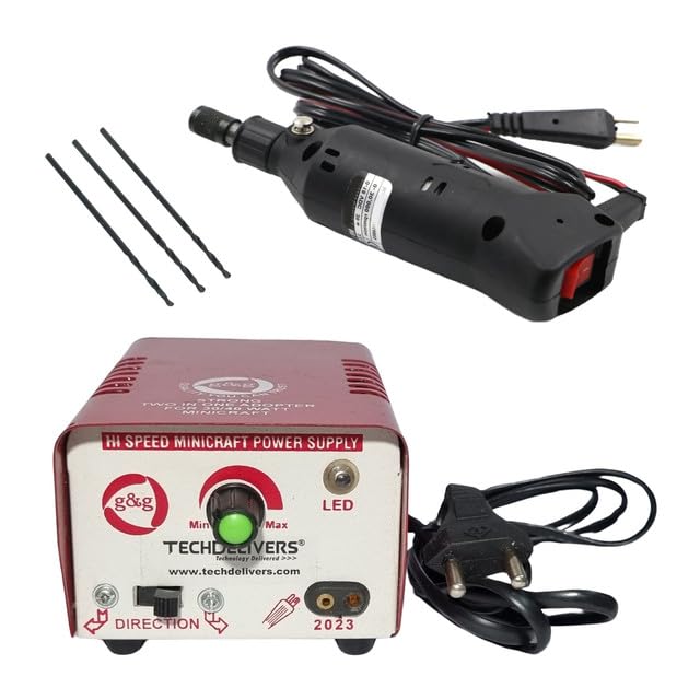 TECHDELIVERS® PCB drilling machine with Transformer Power Supply Bits Set (B0CPPWX7K6) Amazon Price History, Amazon Price Tracker