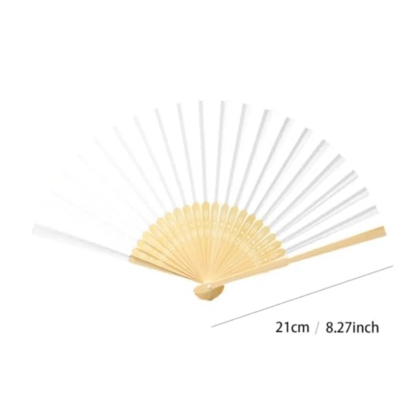 Handfächer aus Papier, 8,3 Zoll faltbare Handfächer for Hochzeitsgeschenke, Partydekorationen(Colorful 60pcs)