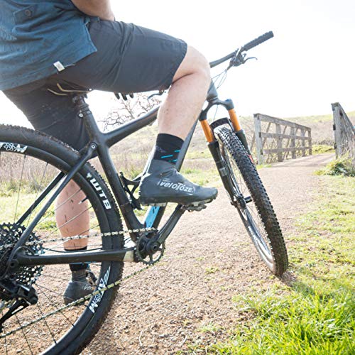 Velotoze Short Mountain Bike And Gravel Shoe Cover - Black Large #TOP3
