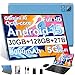 2026 Neuestes Android 15 Tablet 【Gemini AI】【30 GB RAM + 128 GB ROM+2TB】10.1 Zoll, , Widevine L1, Octa Core, 8000 mAh, 8 MP + 5 MP, Bluetooth 5.0, GPS,GMS,Tablet mit Maus, Tastatur und Schutzhülle-Blau