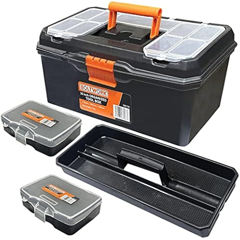 BOLTWORK 16-Inch Plastic Tool Box Set Cover
