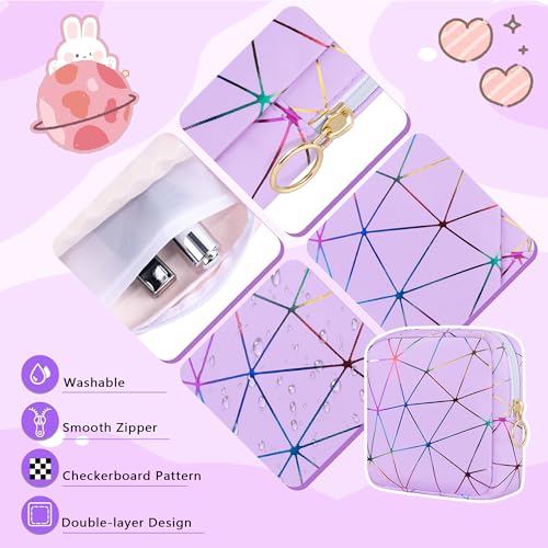 Image of Likesing First Period Kit for Girls, 5.3 inch Tampon Holder for Purse, Menstrual Starter Tampon Bag Pad Pouch, Emergency Sanitary Napkin Storage Bag Teen Period Kit Gifts for Tweens