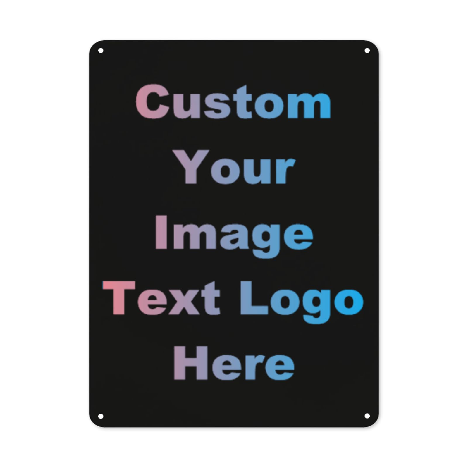 Djngn Black-1 Personalised Signs Outdoor Metal Sign For Business Workplace Office Home, Delivery Signs, Road Signs, Garden Signs, Hazard Signs, Intersection Signs, Parking Signs, Decorative Signs
