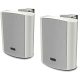 CONSTRUCCIÓN LIGERA Y RESISTENTE: Pensados como altavoces para colocar en la pared, su diseño es compacto pero sin olvidarnos de un perfecto acabado que sea acorde a la calidad de sonido que ofrecen. Fabricados en ABS que aúna la solidez y resistencia necesarias.