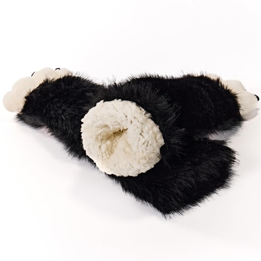 Image of ooohyeah Women's Fuzzy Animal Warm Slipper Socks, Cute Funny Cozy Non-Slip House Socks for Women, Size 5-10