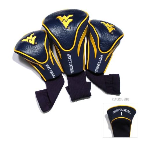 NCAA West Virginia Golf Club Headcovers Set