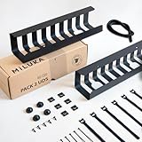 📦[INCLUS DES ACCESSOIRES PRATIQUES] – Ce kit complet comprend 6 serre-câbles, 1 protection pour câbles, 6 bandes Velcro, 4 supports pour câbles et 6 bases adhésives, offrant tout le nécessaire pour organiser les câbles à la maison ou au bureau.
