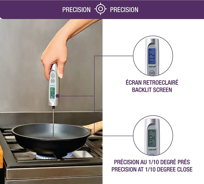 Thermomètre de cuisson - Double sonde de surface et à cœur - m°control Thermomètre de cuisson - Double sonde de surface et à cœur - m°control