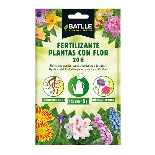 Semillas Batlle Fertilizante para Plantas con Flor - Sobre para 5L