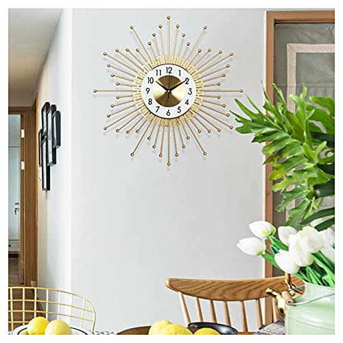 Horloge murale design unique en métal 3D idée cadeau créative de pendaison de crémaillère