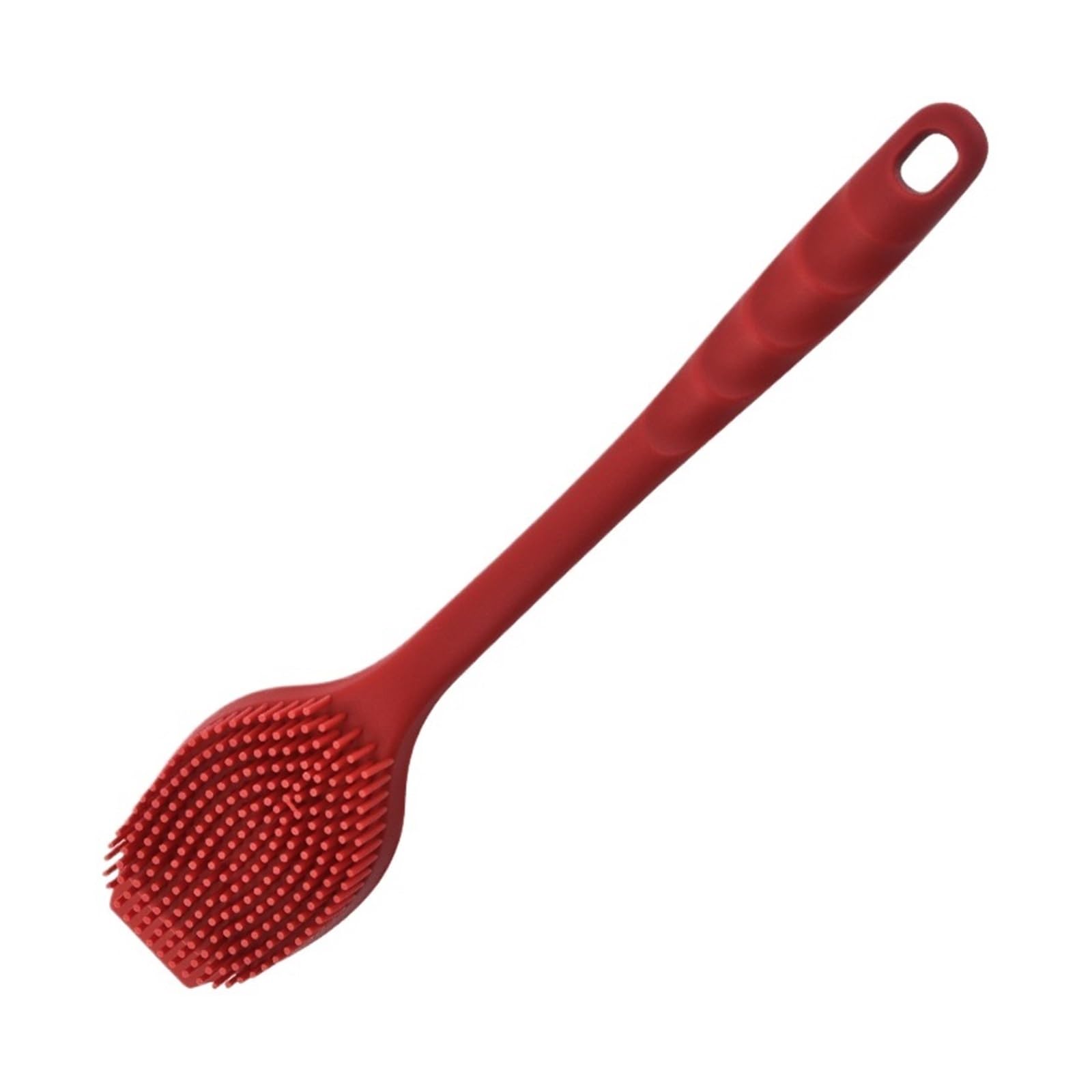 WZPTLKIBAD Silicone Dishwashing Brush, Long Handle Hangable Scrubber