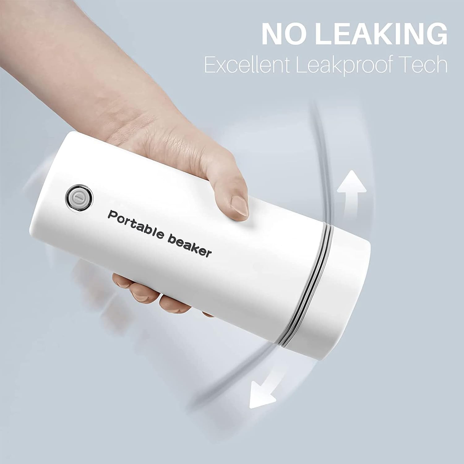 Electric Travel Kettle, Portable Electric Kettle, Mini Hot Water Boiler, Small Travel Tea Kettle Fast Boiling Water, One Cup Hot Water Maker, 350ml-White
