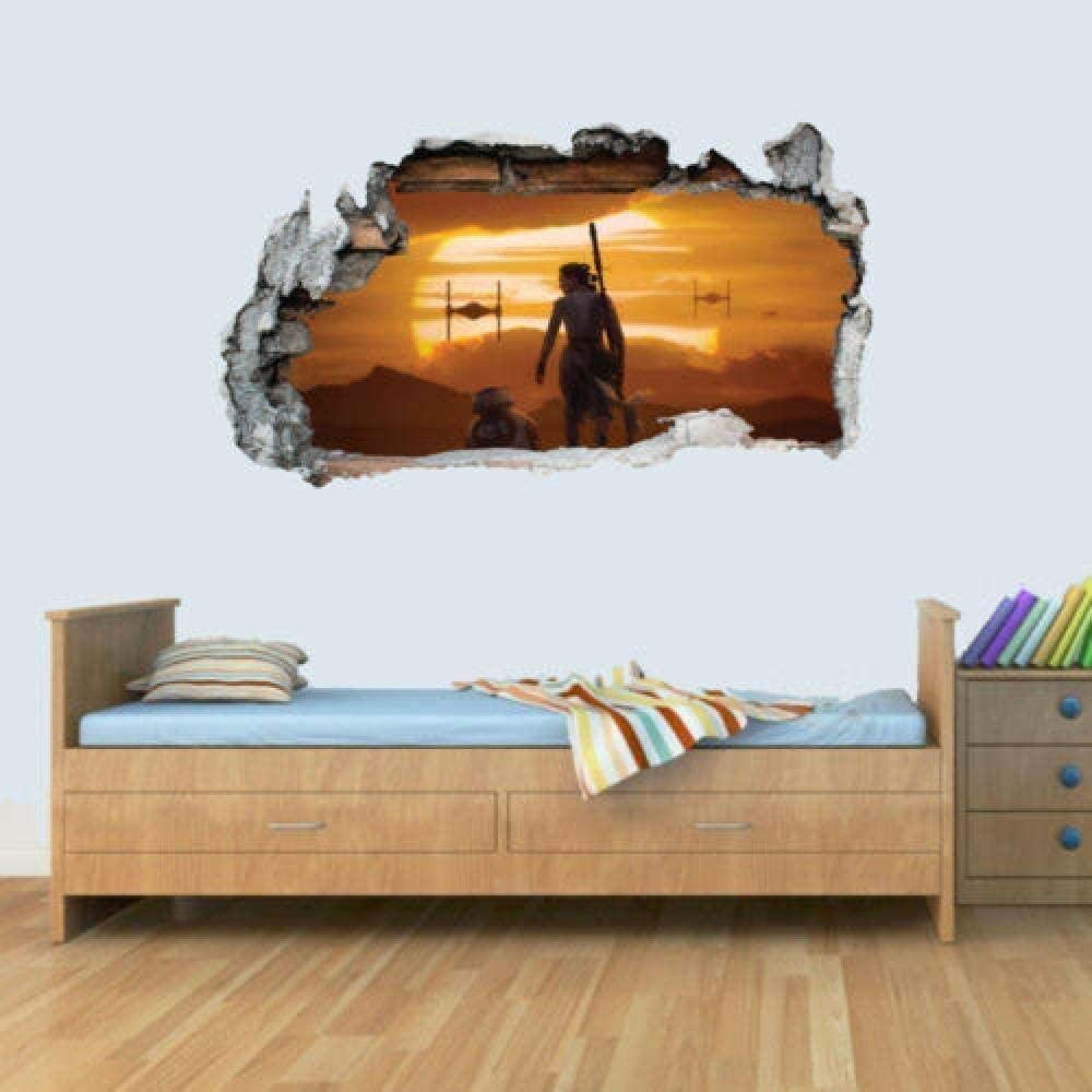 Wall Decal 3D Smashing Wall Decal Poster 3D Art Decal Vinyl