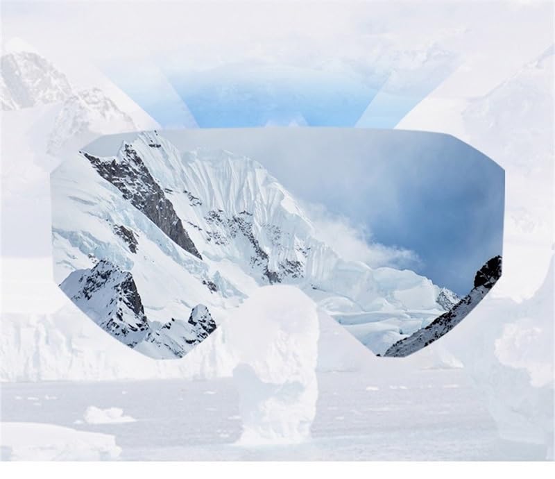 Lunettes de ski coupe-vent pour homme et femme, double pont, anti-buée, anti-reflets, protection UV