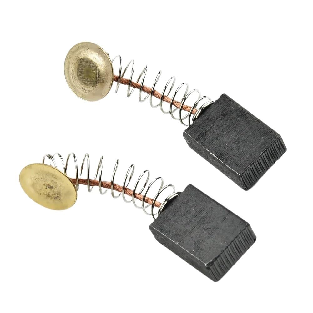 Juego de 10 cepillos de carbono de 6 x 12 x 17 mm para herramientas eléctricas, taladro de motor, motosierra, herramientas de carpintería