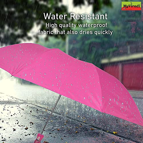 Image of 2 Fold Umbrella for Women & Men Office 2 Fold Umbrella for Girls - Set Of 1