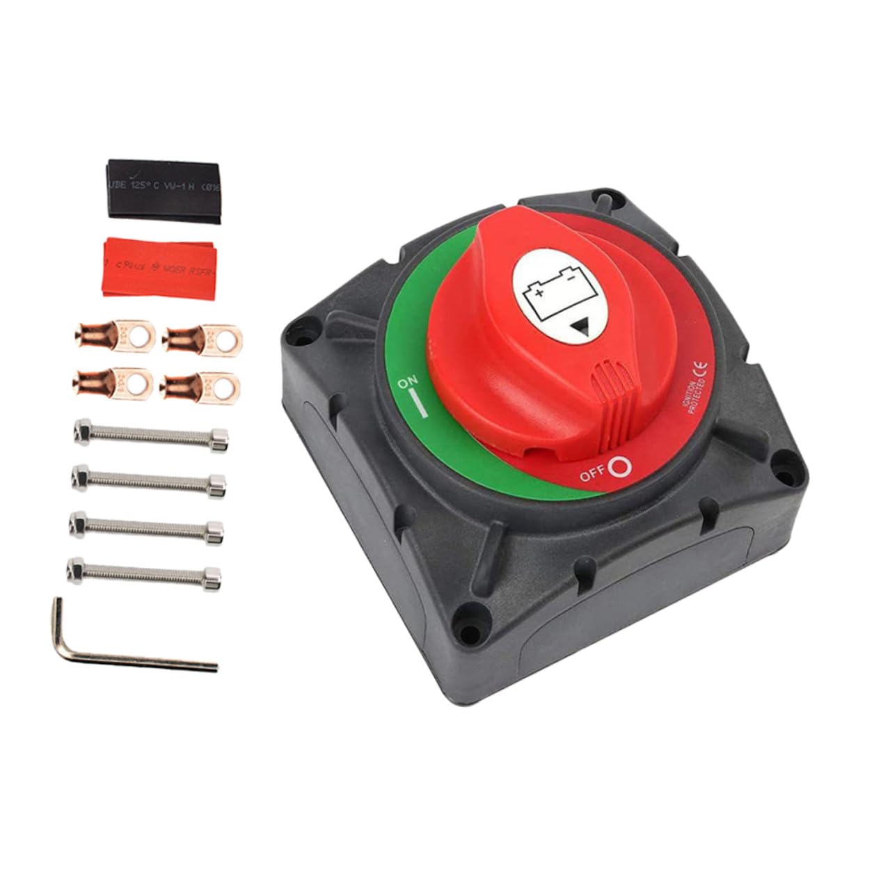 Cabilock Interrupteur Principal Déconnexion Batterie Étanche Isolateur de Puissance pour Camping-car Bateau et Camion Protection Sécurité