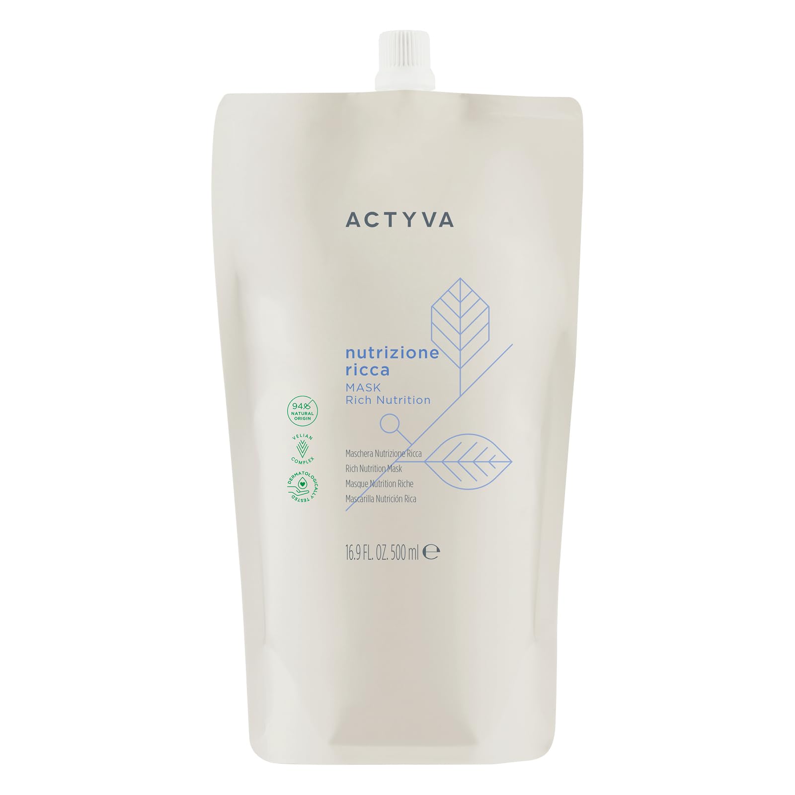 Actyva Nutrizione Ricca Maschera Capelli Secchi 500 ml