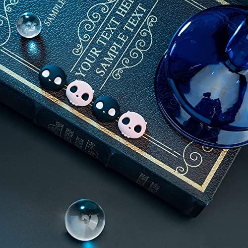 GeekShare Śliczne silikonowe nakładki na kciuk Joycon, pokrywa joysticka kompatybilna z przełącznikiem Nintendo/OLED/Switch Lite, 4 szt. - Sweetheart Cranium