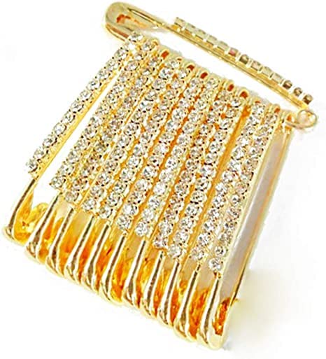 Épingles à sari dorées avec strass pour sublimer vos fêtes - 4