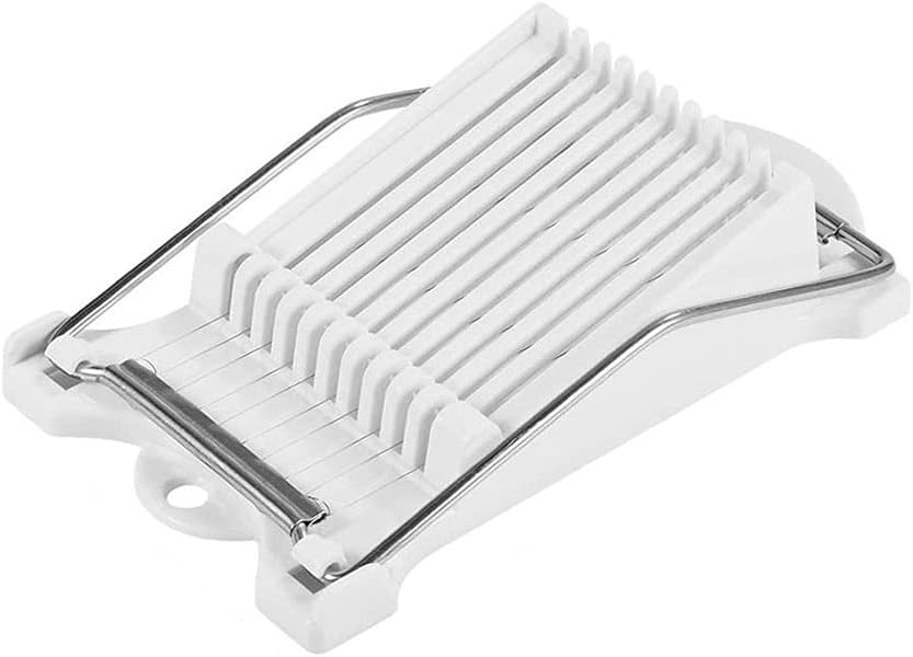 Meat Slicer 10 Stainless Steel Wires Food Cutter Kitchen Gadget for Cheese Egg Vegetable Fruits Soft Sushi(Onecolor)