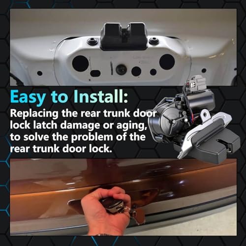 Image of Liftgate Hatch Lock Latch Actuator, Compatible for Ford Escape 2017-2019 Tailgate Latch Assembly, Liftgate Lock Actuator Motor Rear Trunk Latch Fit GJ5Z7443150 GJ5Z-7443150