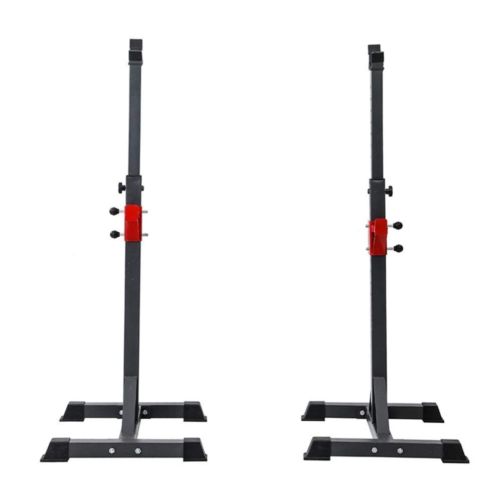 Stojak na sztangę – regulowany stojak do przysiadów i wyciskania na ławce, nośność 260 kg, sprzęt fitness, stojak na hantle