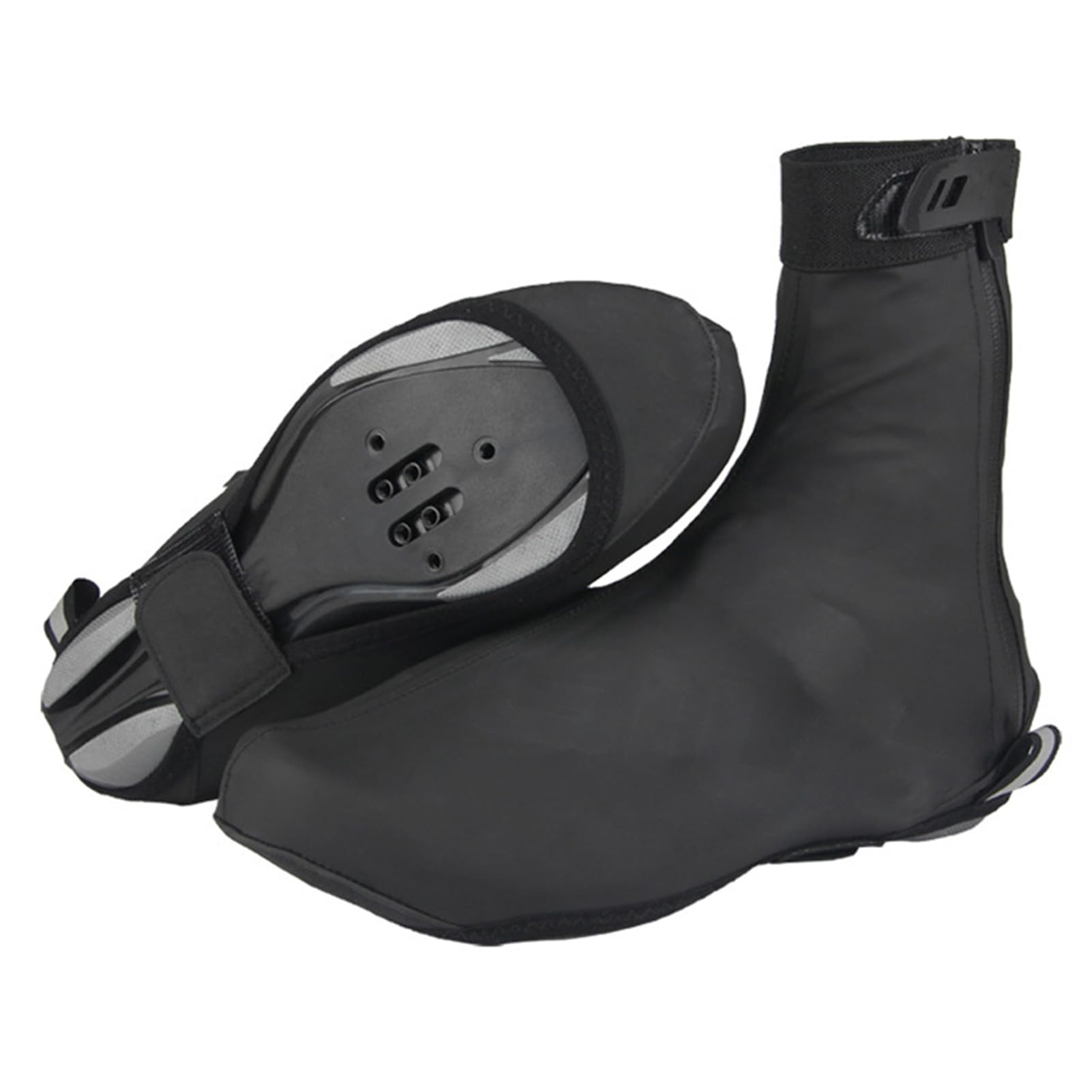 Cubrebota Ciclismo,Cubiertas Impermeables para Zapatos de Ciclismo con diseño de Viento Calzado Reflectante Hombres Mujeres Cubiertas térmicas Reutilizables para Zapatos de Bicicleta MTB