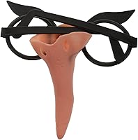 Vista 5 de Novedoso disfraz de nariz de bruja para despedida de soltera, gafas de noche, marco de Halloween, accesorios