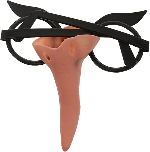 Miniatura 5 de Novedoso disfraz de nariz de bruja para despedida de soltera, gafas de noche, marco de Halloween, accesorios