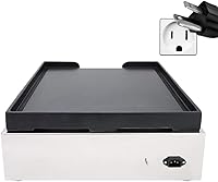 Vista 3 de ALDKitchen Plancha plana Parrilla eléctrica (parrilla de tappanyaki)