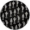 Skeletons Salad Plate