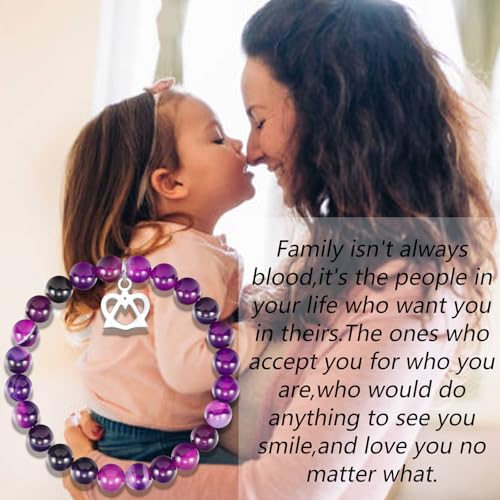 Image of Fullrainbow Adoption Symbol Charm Bracelet - Adoption Day Gifts, Party Decorations, Thank You Gift