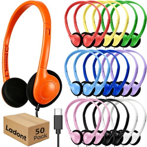 Casque d'école en vrac de type C pour équiper une classe sur ordinateur portable