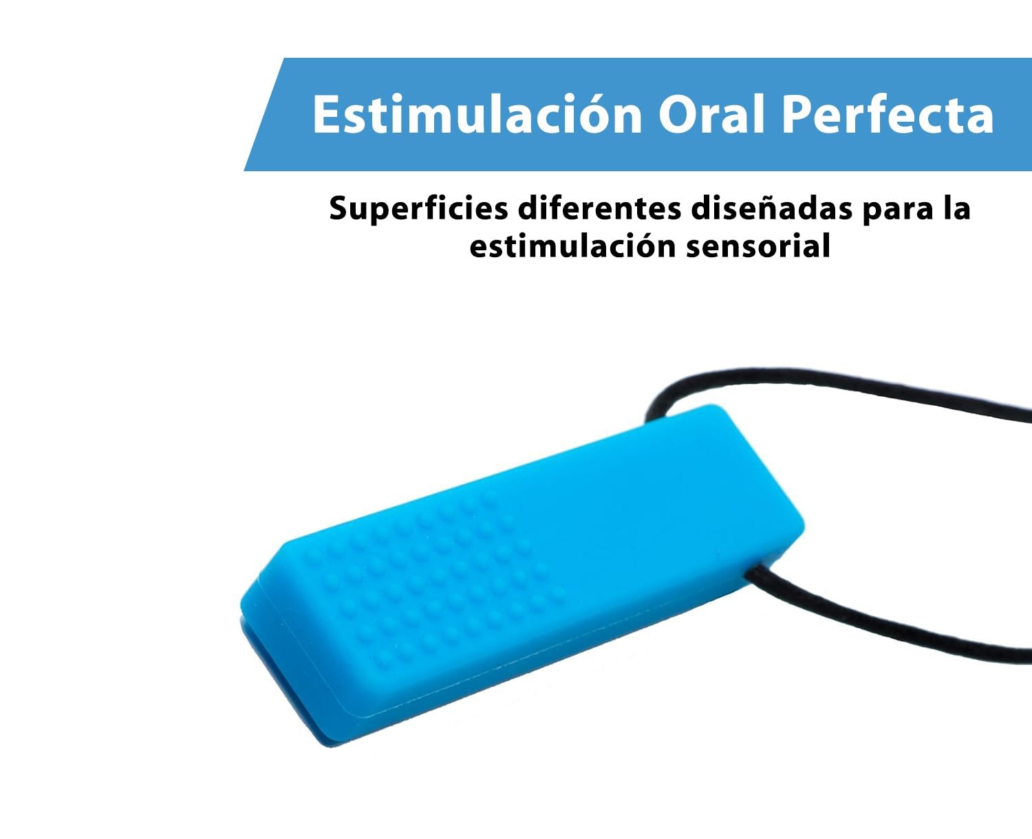 Tilcare Chew Chew Colgante - Lo mejor para niños o adultos a los que les gusta morder o tienen autismo - Colgante de silicona para masticar - Colgante masticable para niños y niñas