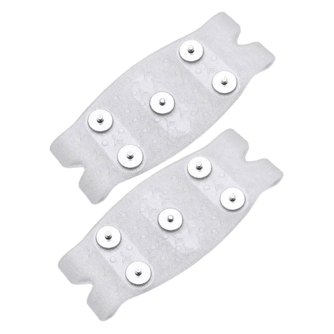 CONGARTENO 2pcs - Shoe Crampon Spikes Lightweight Compact Design for Ice and Snow Traction for Hiking Walking and Activities Fits