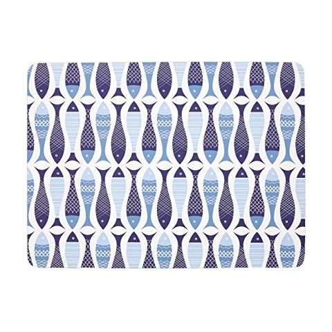 Premier Housewares Cork Pisces Placemats, Blue Cover
