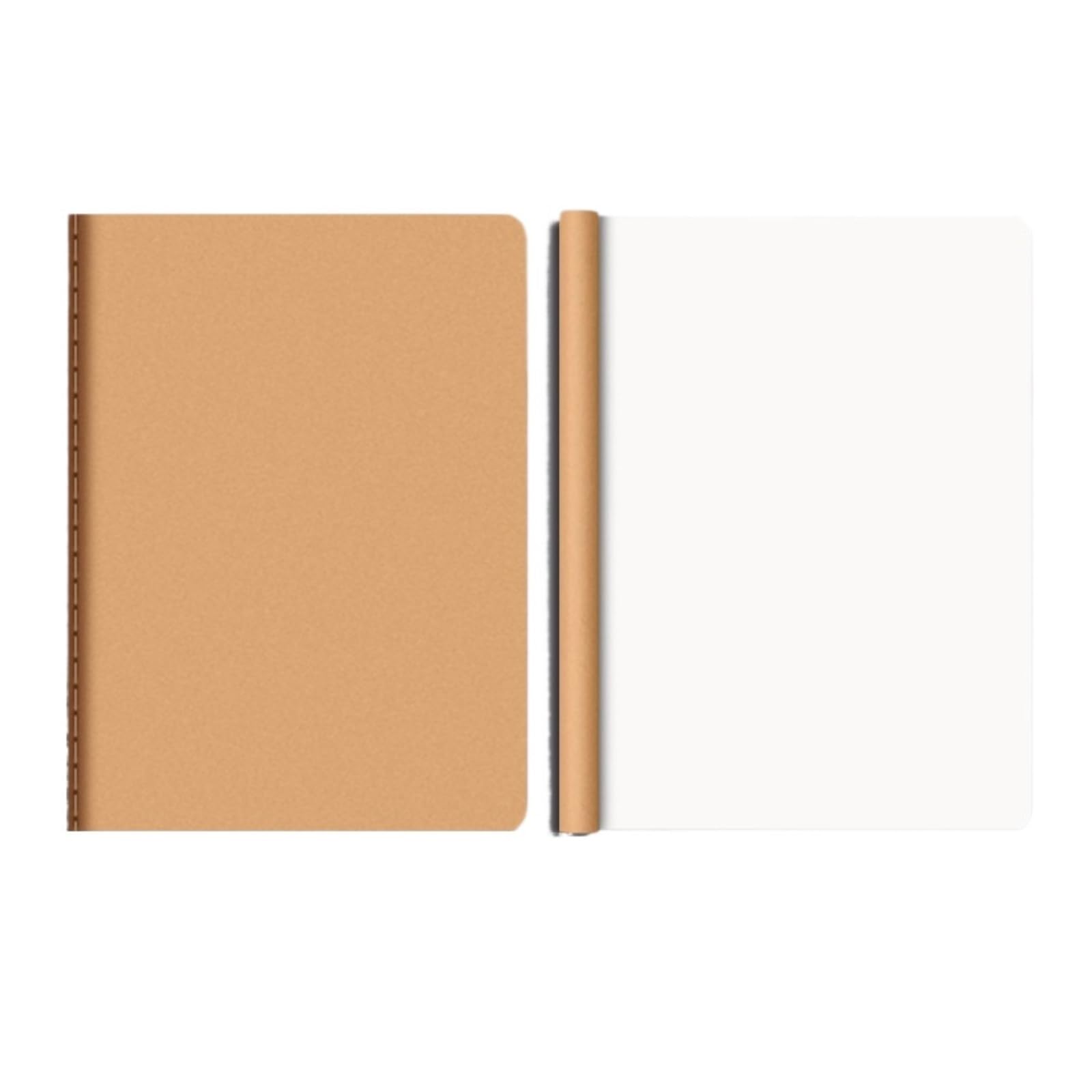 Quaderno Appunti, Diario Quaderno di Viaggio Semplice E Spesso con Rilegatura A Filo Taccuino Sketchbook(Bruin)