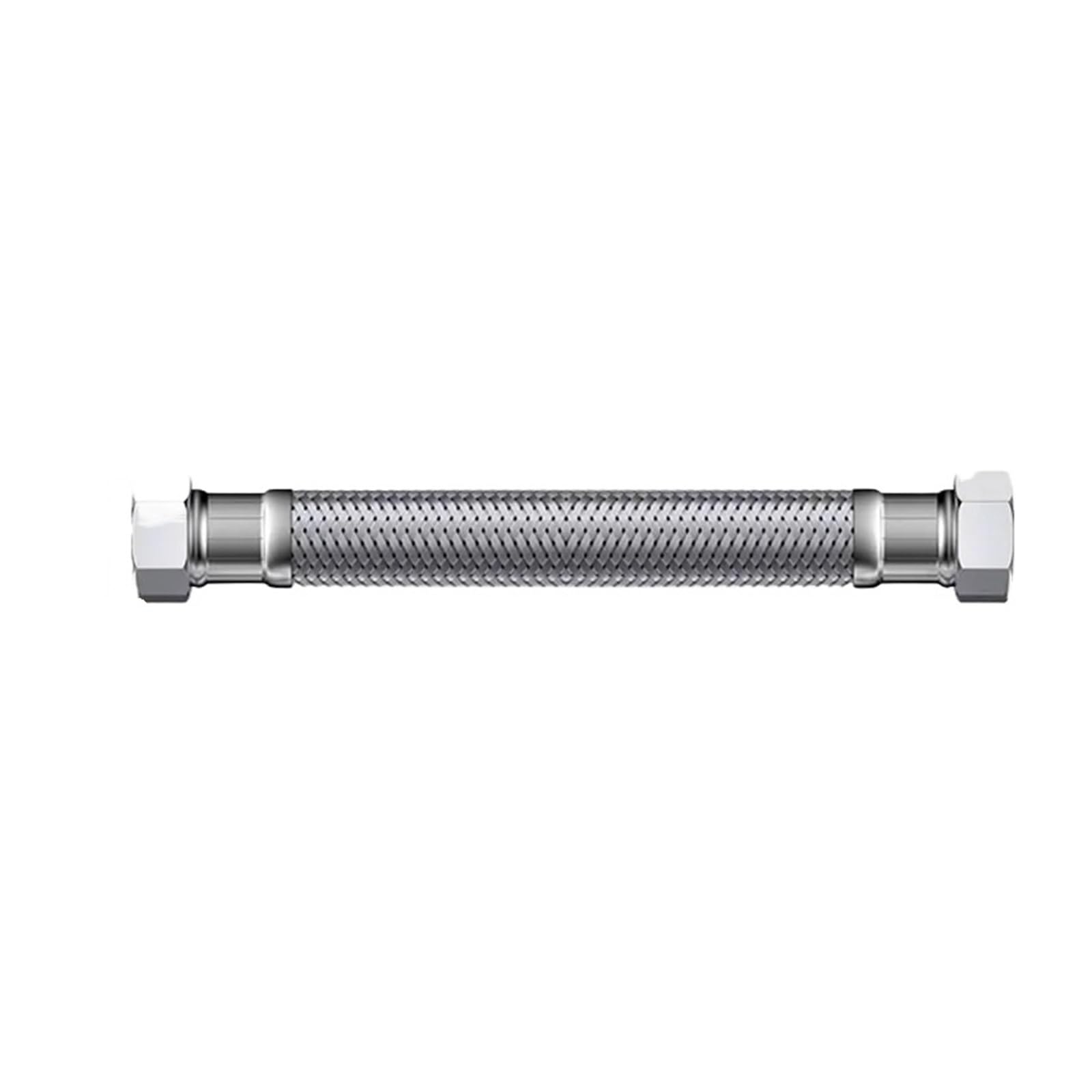 1 tubo flessibile di ingresso dell'acqua SUS304 da G1/2" a G3/4" for rubinetto, 20-200 cm, di riscaldamento, collegamento WC, tubo for bagno e cucina(G 3-4 Hose,150cm)