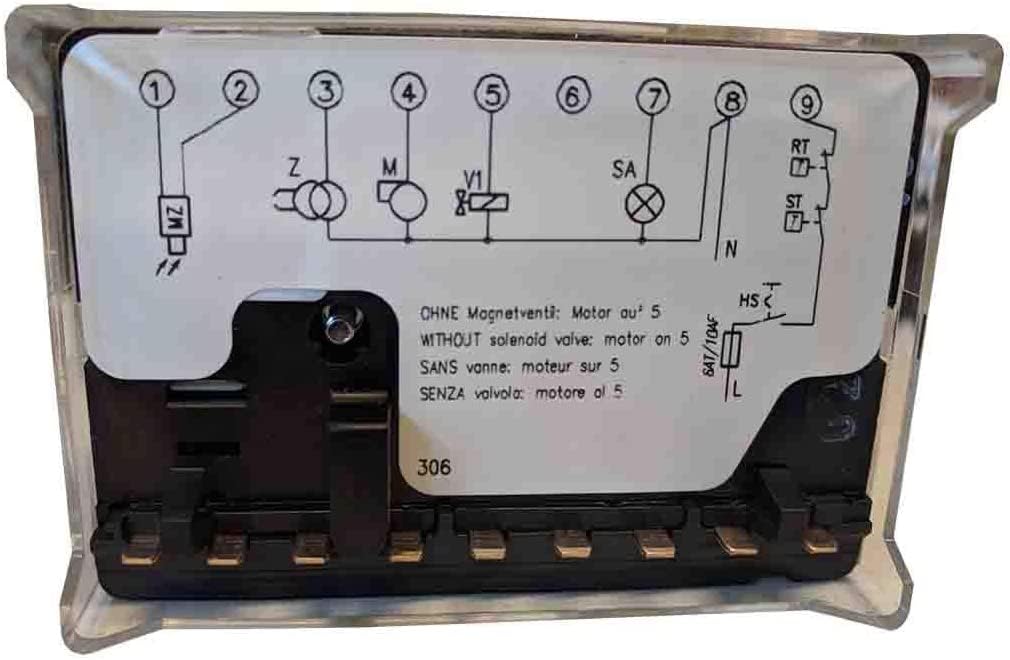 Resideo Satronic TF 830.3 Automatización de la caldera de aceite, reemplazo para TF 801, 02231, 02231U para Buderus, Girsch