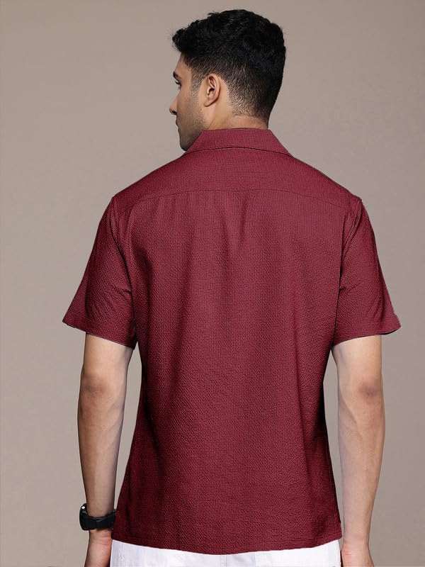 Image of Tee Projekt Fashion Textured Shirts for Men||Regular Fit Casual Shirt for Men||Fancy Shirt