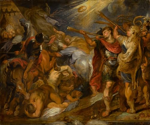 Impression sur toile Rubens Gideon Vaincre les Madianites décoration de bureau