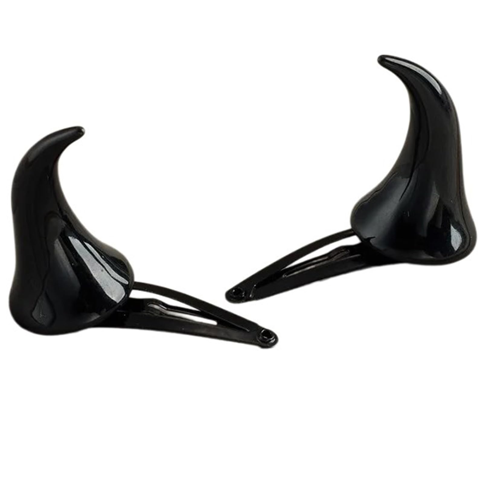 Fentency Devil Horn Hair Clip Halloween Cosplay Costume Headwear Accessory Party Dress Up Props Devil Horn Barrettes Hair Clip
