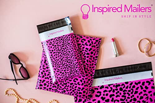 Image of Inspired Mailers - Poly Mailers 6x9-100 Pack - Hot Pink Cheetah Print - Small Shipping Bags - 6x9 Polymailers - 6x9 Poly Mailer Bags - Shipping Mailers - 6x9 Mailers