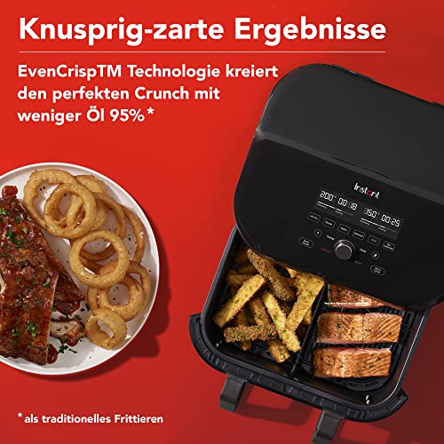Instant Vortex Plus 8-in-1 Varmluftsfritös 8,5 L - 1 700 W svart