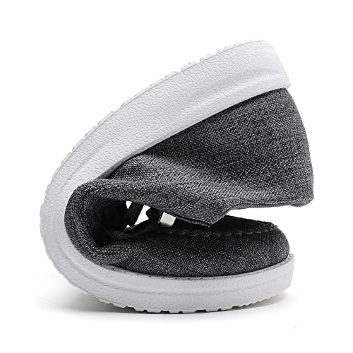Image of Betrue Lightweight Boat Shoes for Women, Womens Casual Loafers, Womens Slip On Deck Shoes, Breathable Canvas Sneakers for Women
