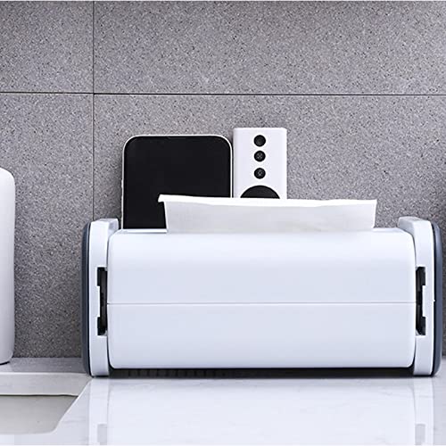 Caixa de armazenamento de tecido,Suporte de papel higiênico de parede | Suporte de papel higiênico à