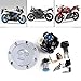 Set Ignition Switch Seat Lock Key Fuel Gas Tank Cap Compatible with Honda 2004-2007 CBR 1000RR 2003-2006 600RR