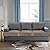 H.VERSAILTEX Stretch Velvet 3 Piece T Cushion Sofa Slipcovers - Individually Fitting Cushion Covers for 3 Cushion Couch - Stay in Place (Taupe)